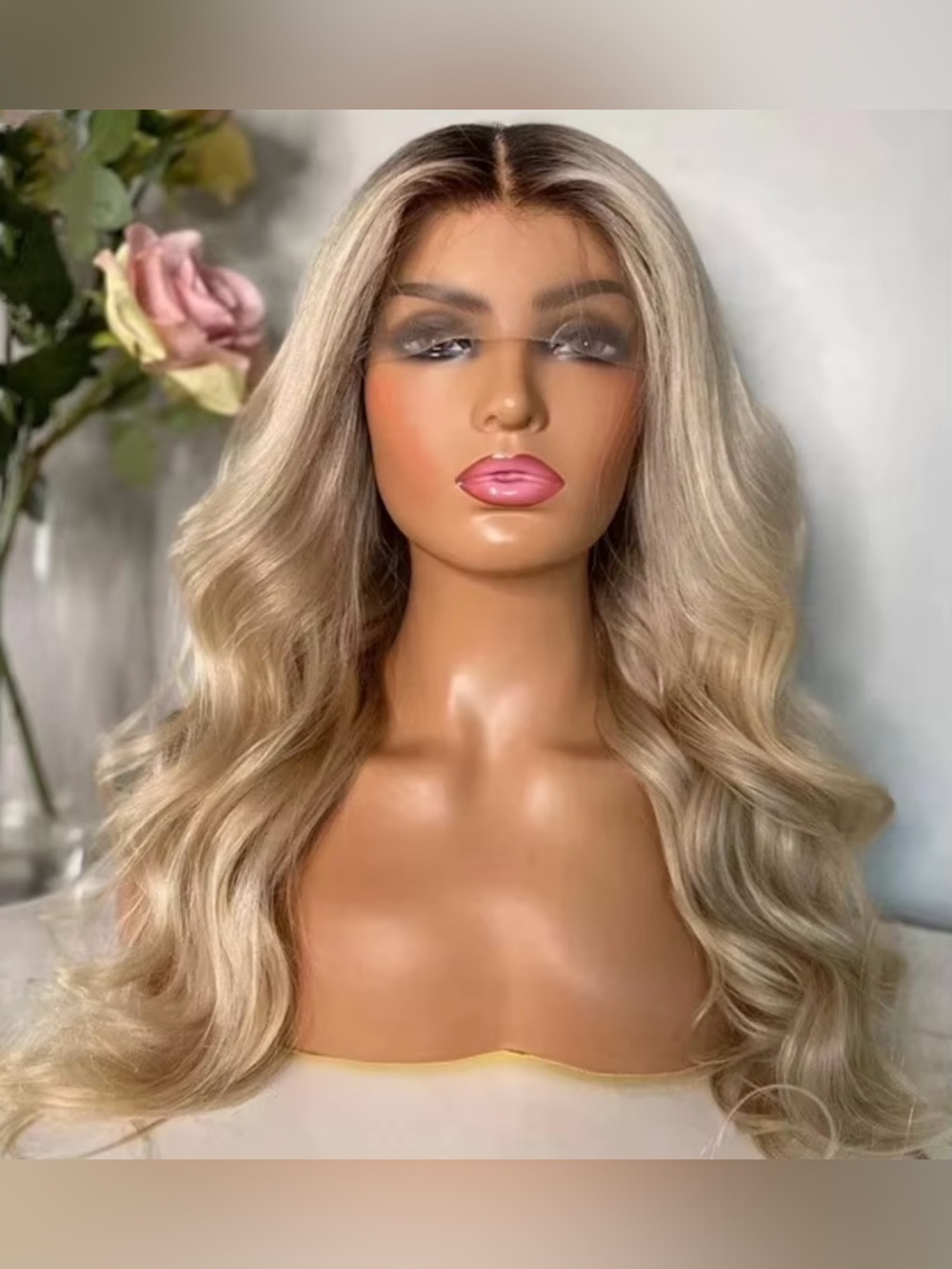 Blonde Long Wavy Lace Front Wig